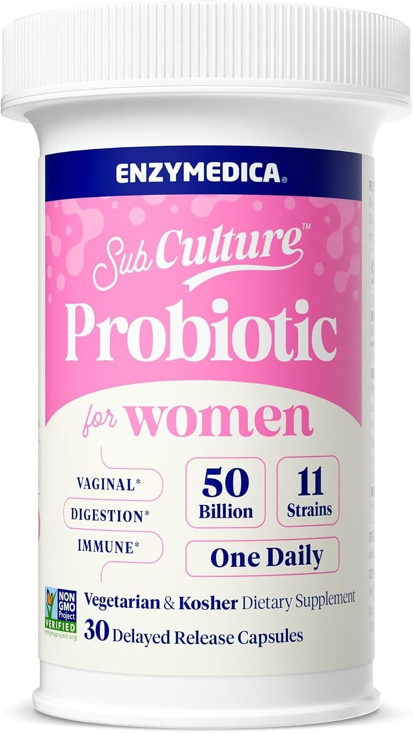 SubCulture Women’s Probiotic, 50 Billion CFU, 30 Count – Total Wellness Boost