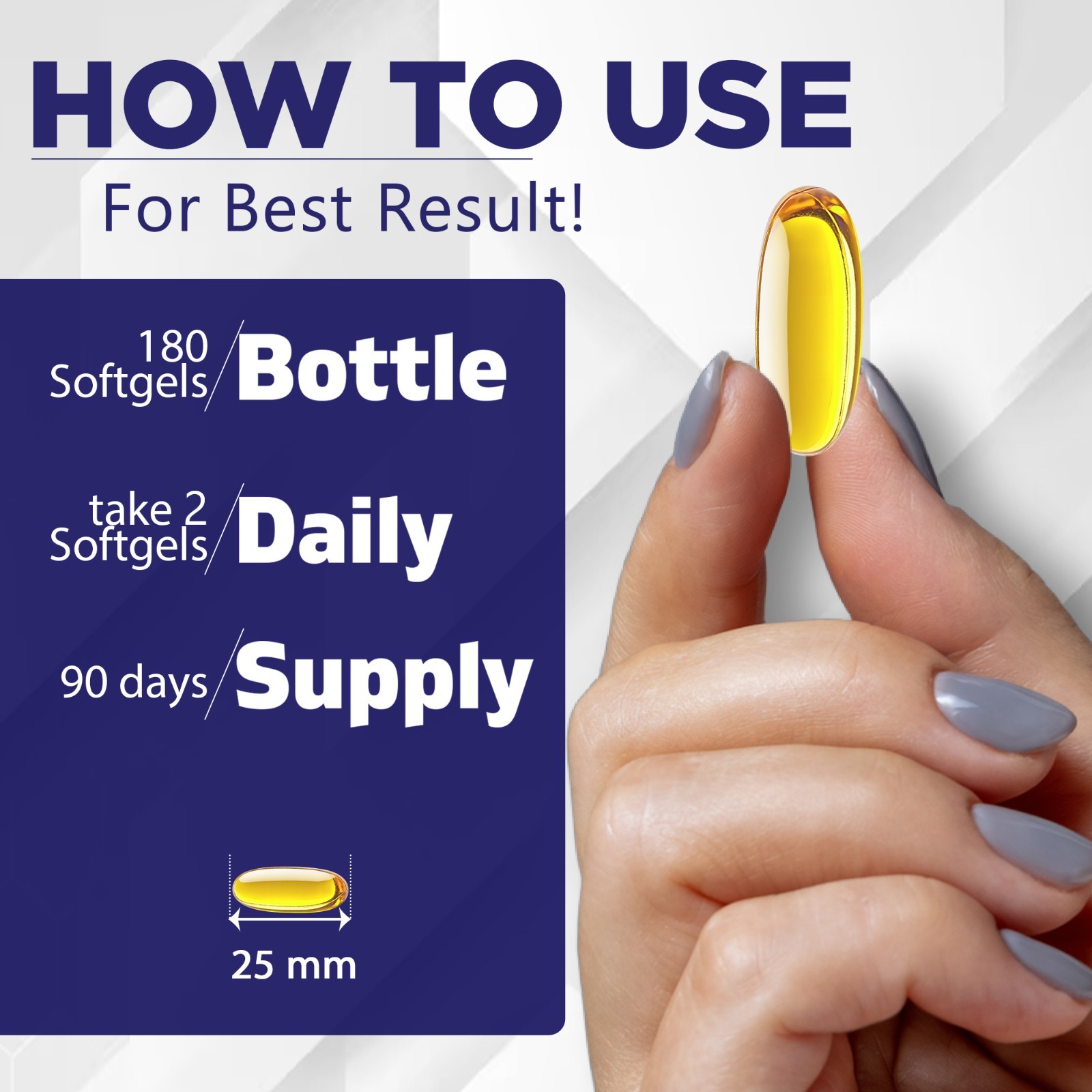 Vitamatic Pumpkin Seed Oil 2000mg Softgel Capsules per serving – 180 Softgels