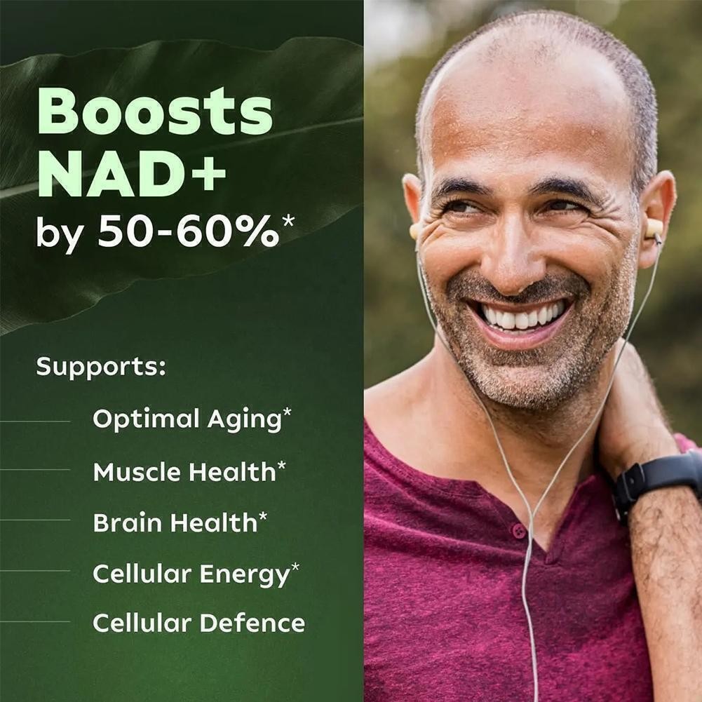 NAD+Supplement for Anti-Aging Energy Focus & Nicotinamide Riboside Resveratrol