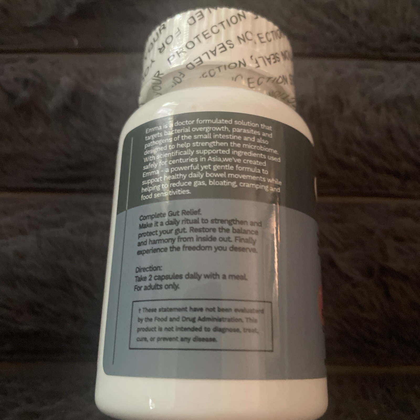 Emma Gut Health Supplement 60 Capsules Exp 2027