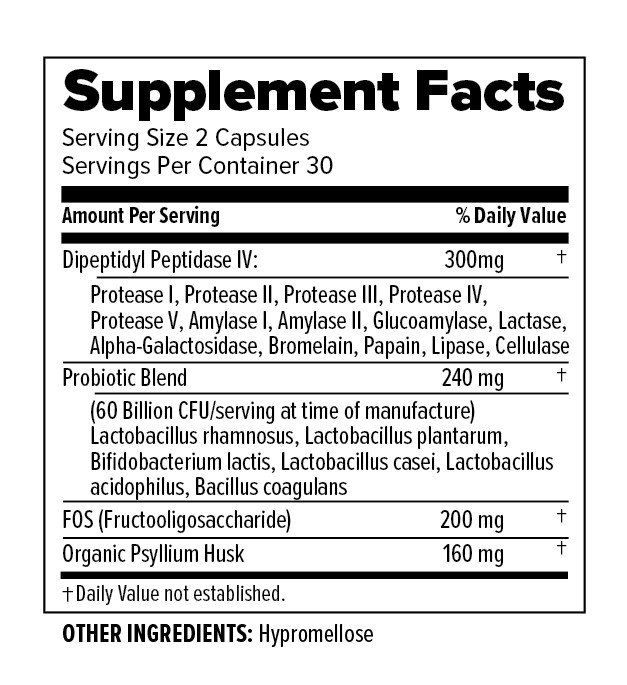 bHIP Micros Pre & Probiotic Digestive Health 60 Capsules – Gut Support