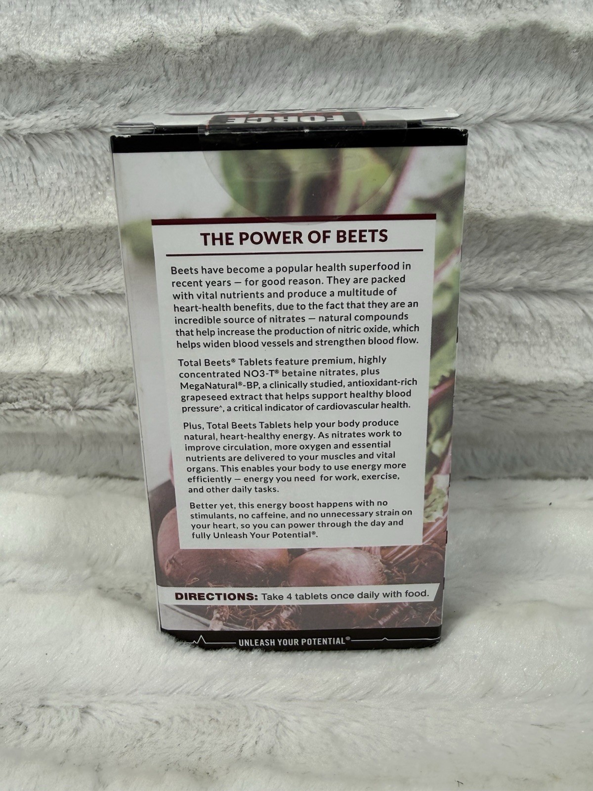 Total Beets Circulation Superfood Beet Root Blood Pressure Support 120ct (12/28)