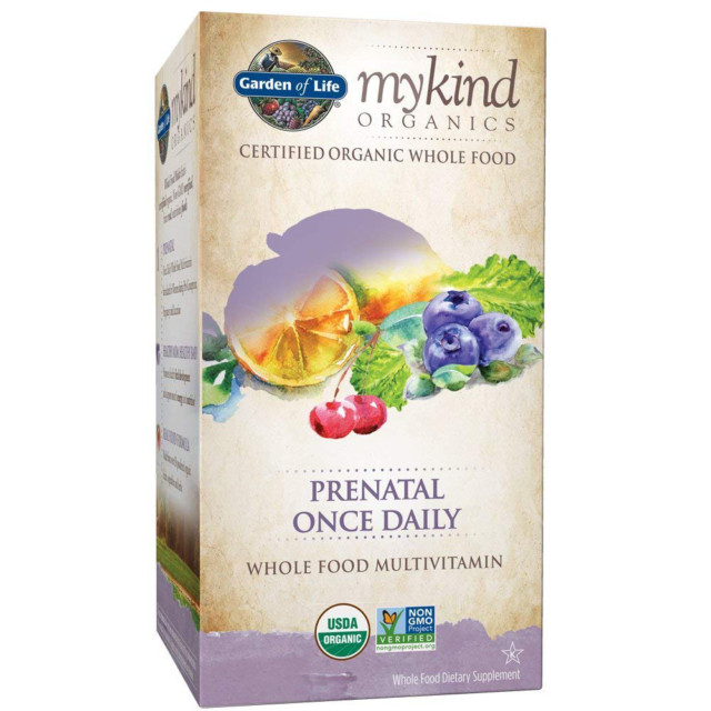 Garden of Life Mykind Organic Prenatal Once Daily Multivitamin Capsules – 90…