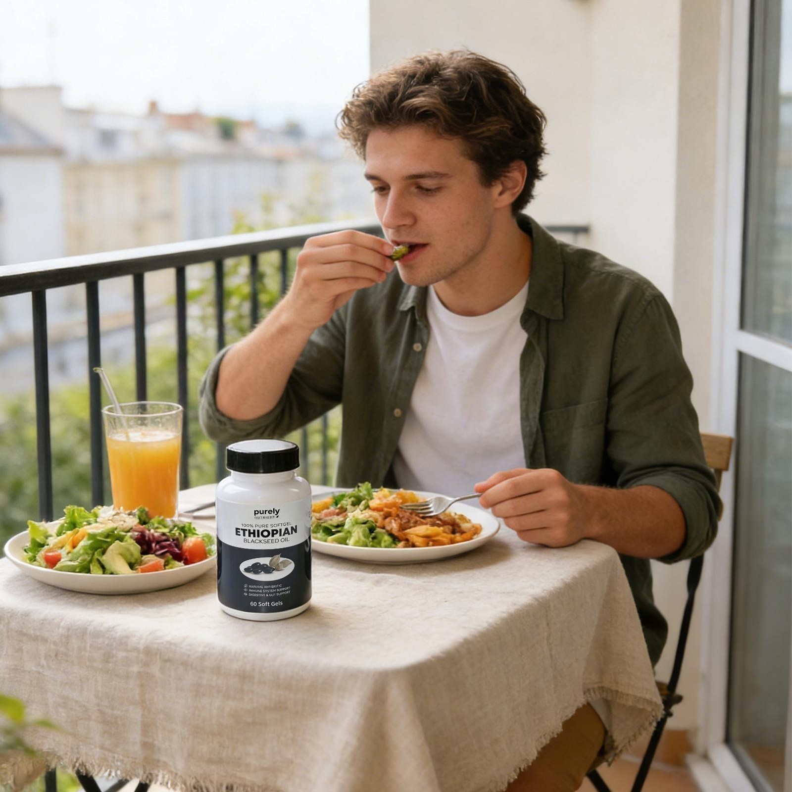 3 PACK Ethiopian Black Seed Oil Softgels 100% Pure Natural,BRAND NEW SEAL