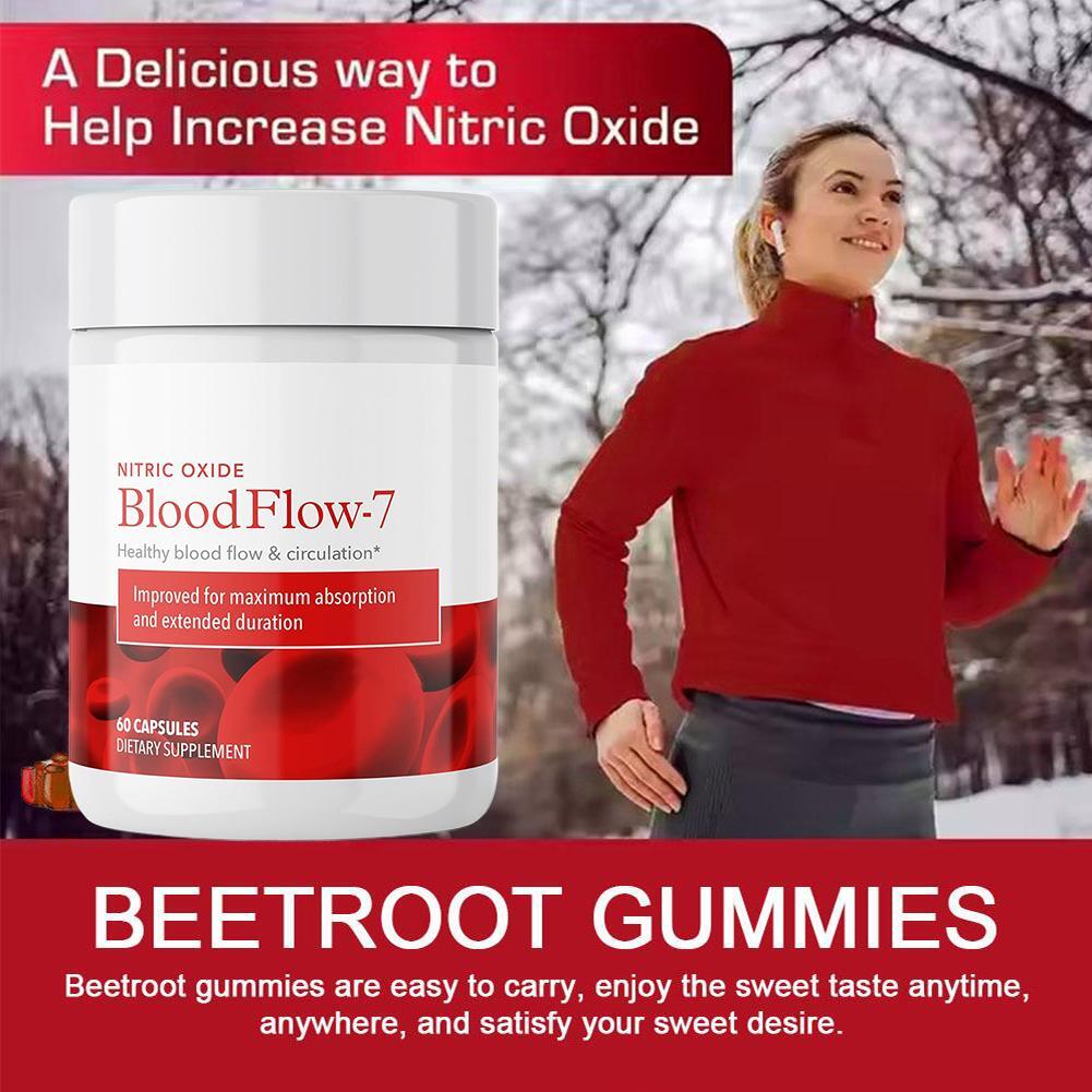 Bloodflow-7 Blood Circulation Supplement | Nitric Oxide with Nitros 60 capsules