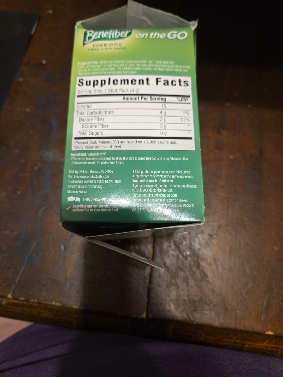 Benefiber On The Go Prebiotic Fiber Supplement Powder 28 Servings BB 04/27