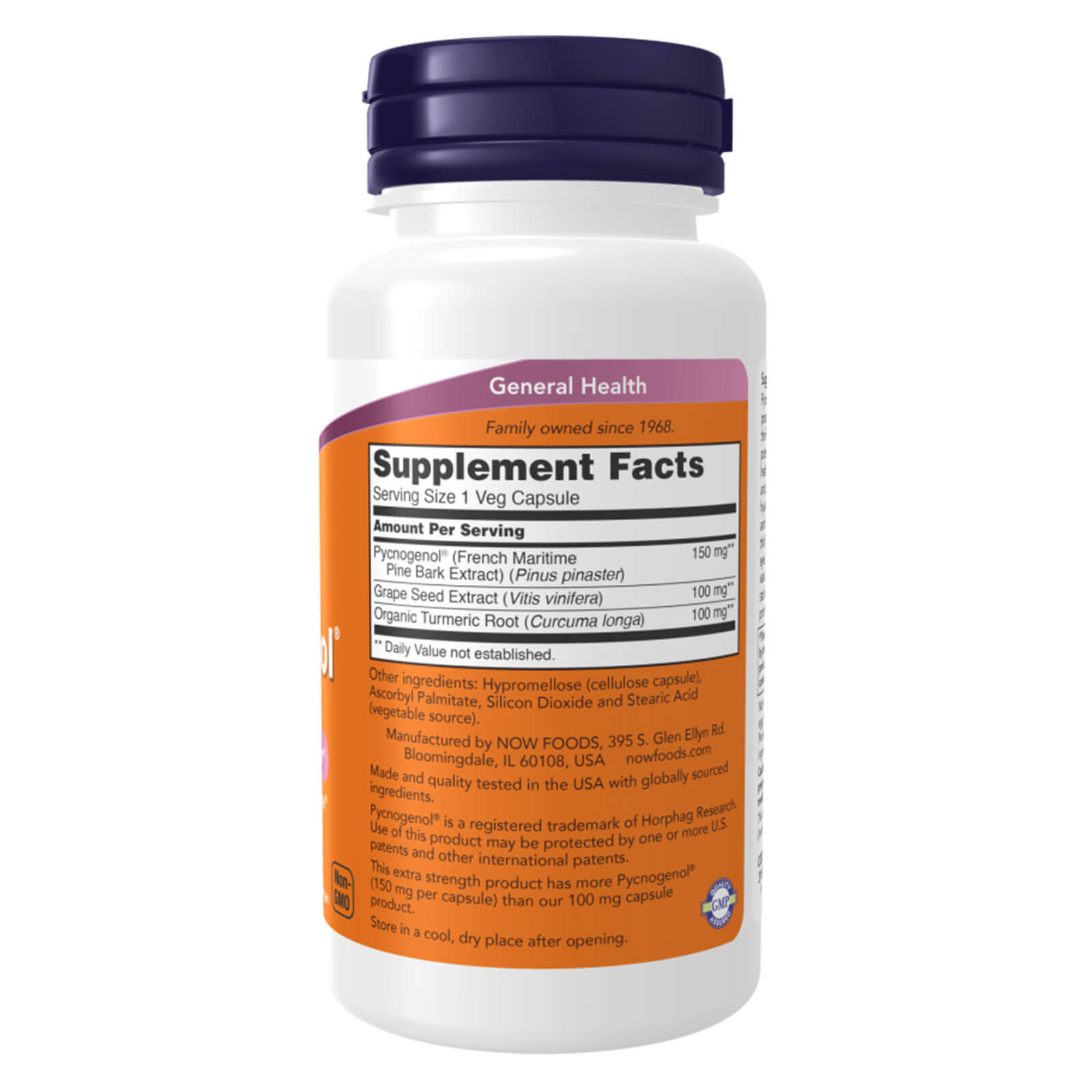 NOW Pycnogenol Extra Strength 150 mg – 60 Veg Capsules, Balanced Immune Response