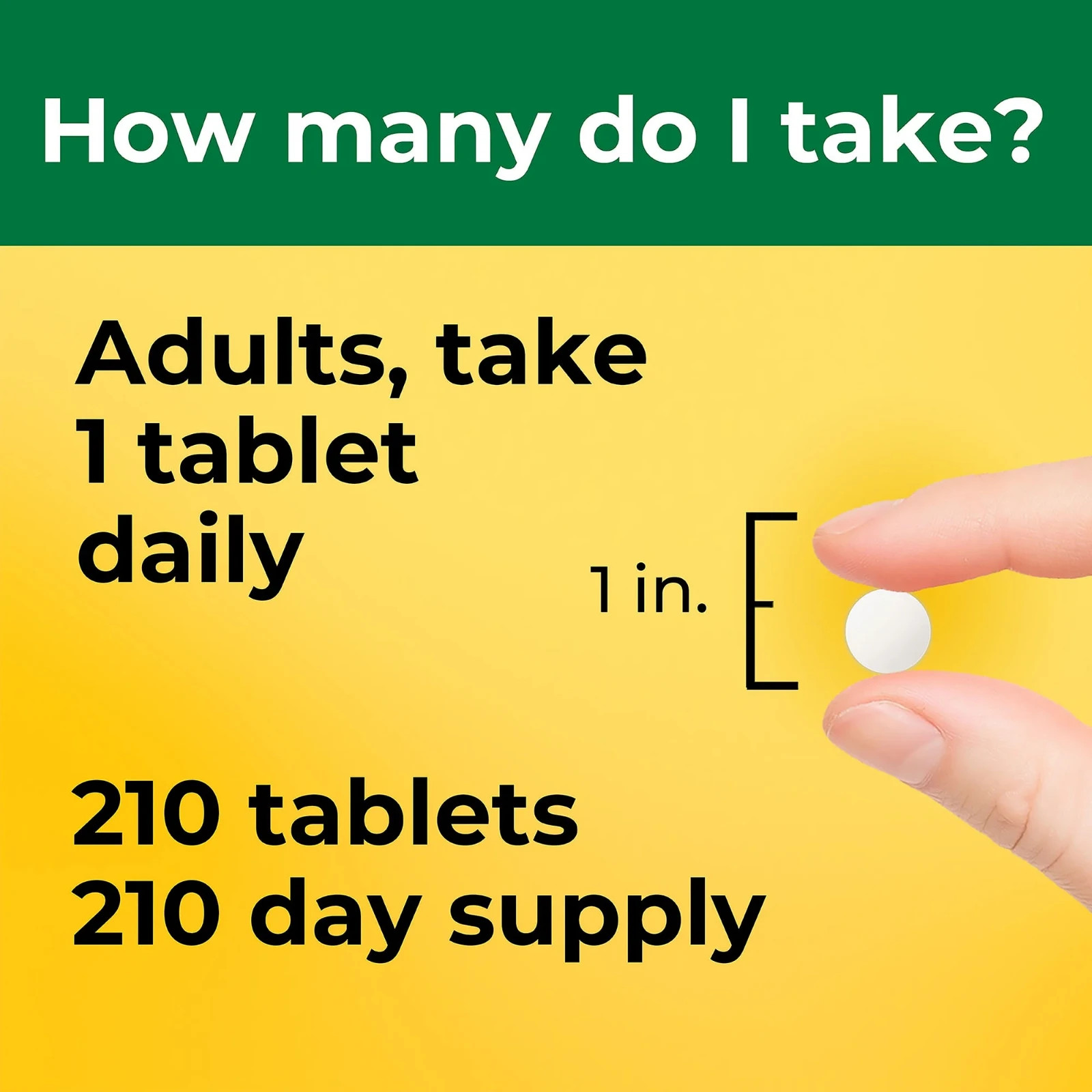 Nature Made Vitamin D3 1000 IU 25 Mcg Tablets Dietary Supplement 210 Count