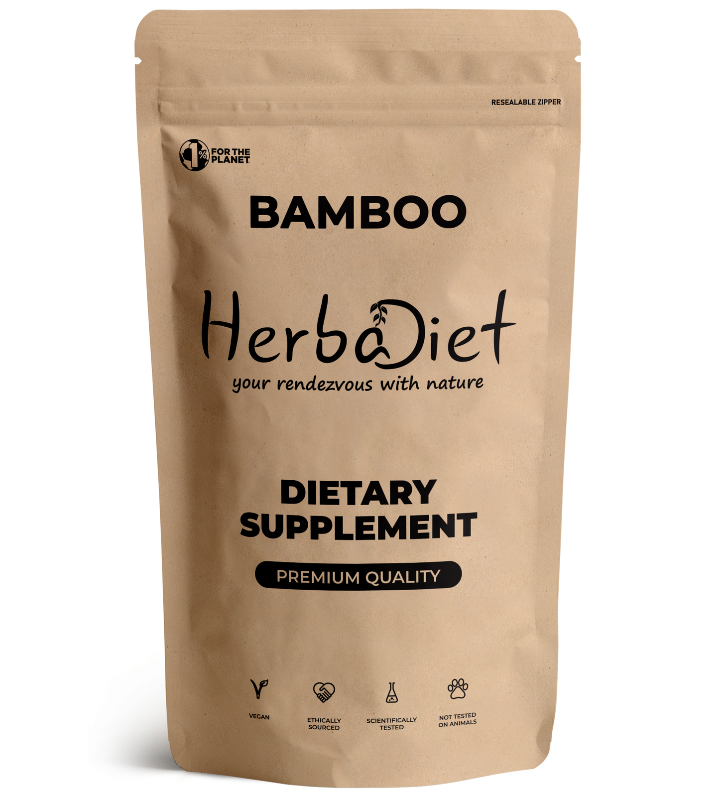Bamboo Extract Powder – Natural Silica for Skin, Hair and Nails Health