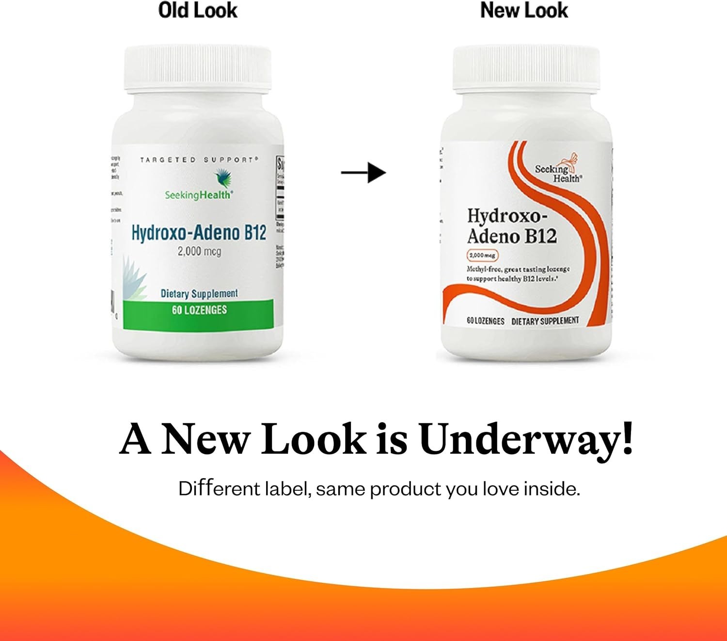 2000 mcg Methyl-Free Hydroxo-Adeno B12 Lozenges – Supports Detox & Brain Health