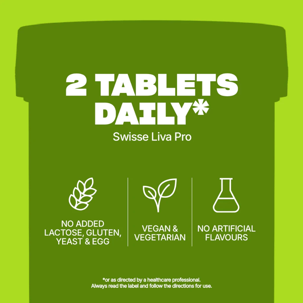 Swisse Ultiboost LIVA PRO (60 Tablets) For Liver Support & Natural Detox