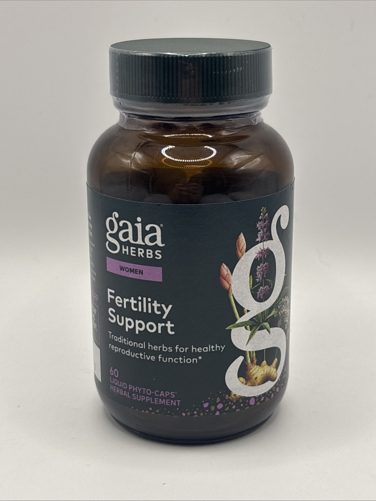 Gaia Herbs Fertility Support 60 Phyto-Caps Expiration Date Is 06/2028