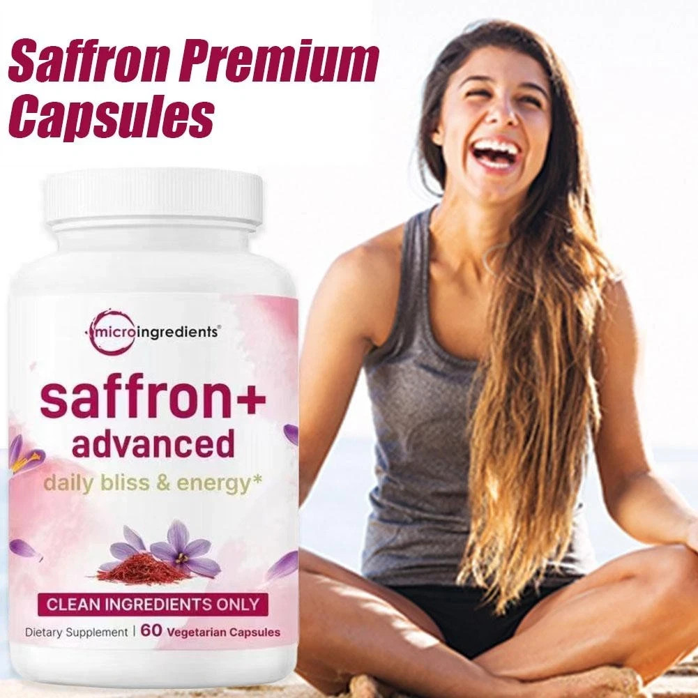 Micro Ingredients Saffron+ innovative Supplements 60 Veggie Capsules 10-in-1 NEW