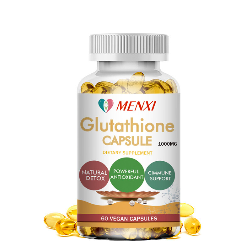 Glutathione Capsules 1000mg Natural Anti Aging Supplement Skin Whitening Pills