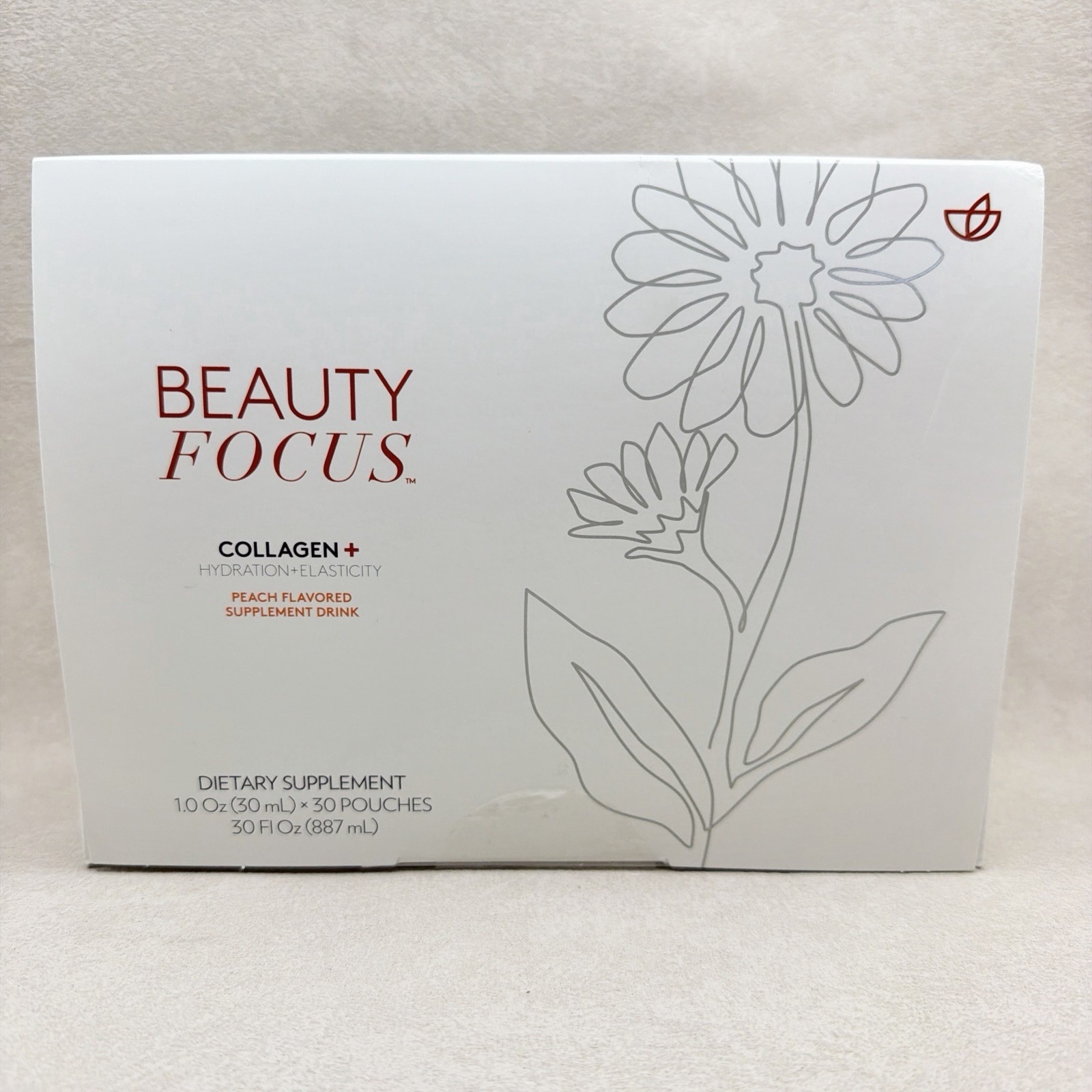 Nu Skin BEAUTY FOCUS COLLAGEN Peach Hydration+Elasticity Expires May/2026