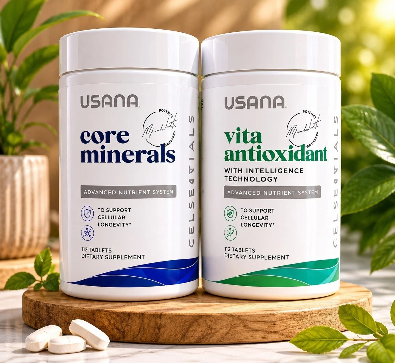 USANA Cellsentials Vita Antioxidant and Core Minerals Exp 11/27