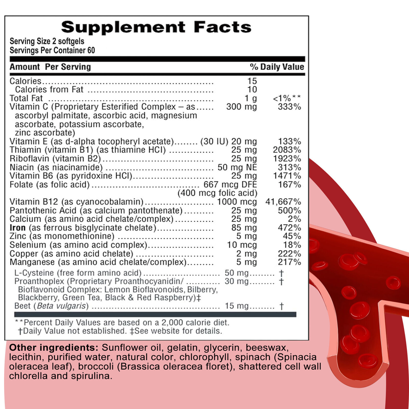 Hema-Plex Iron-Promotes Healthy Blood Circulation And Red Blood Cell Production