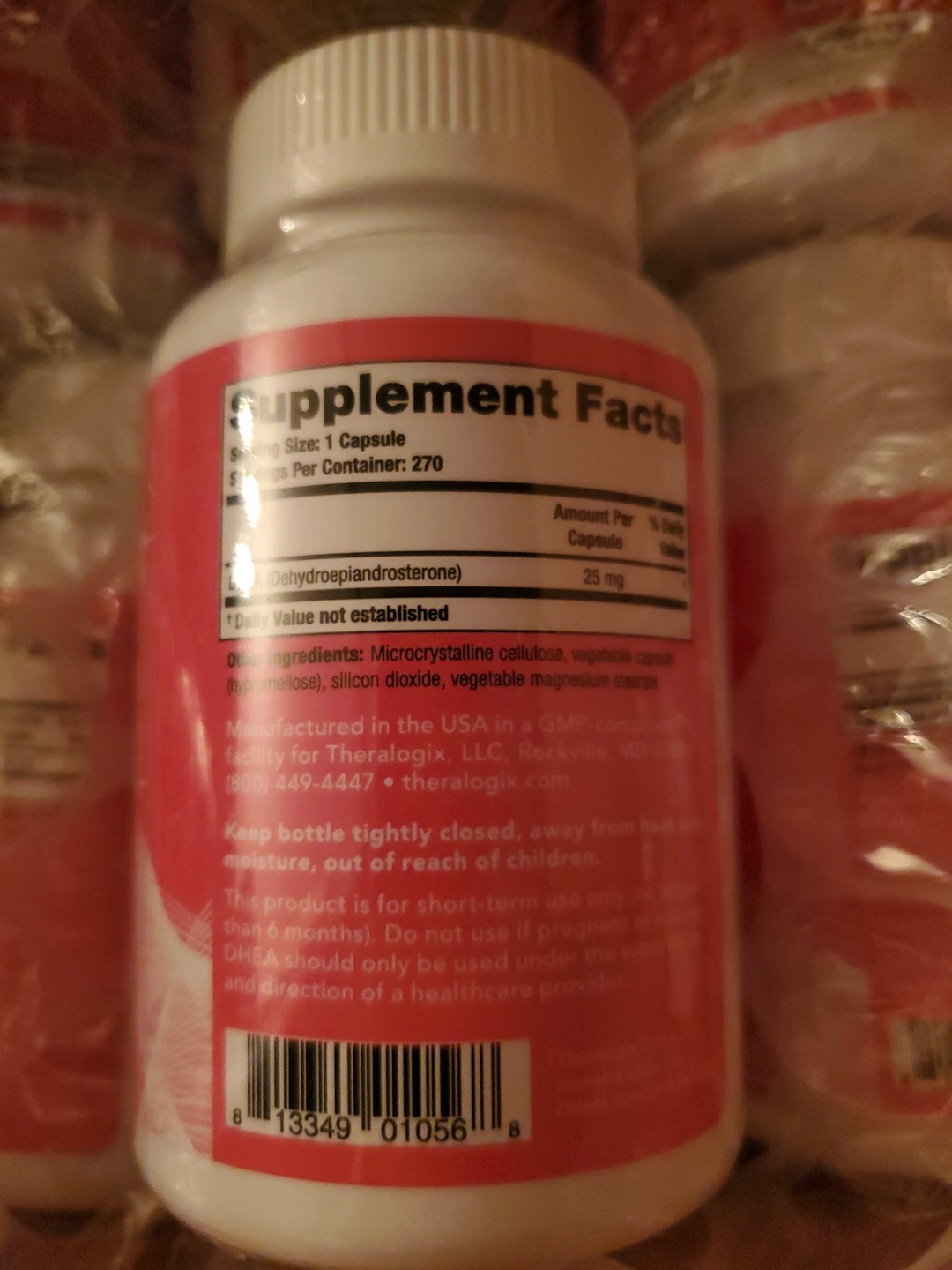 Theralogix DHEA 25 Nutritional Supplement 3/2025
