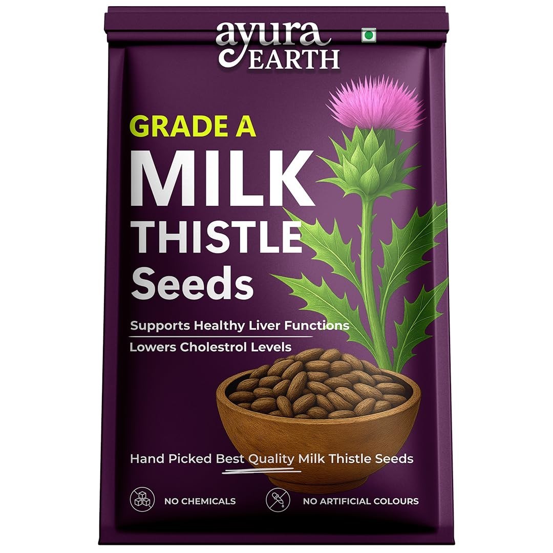 Milk Thistle Seeds 200g Grade A Liver Detox Support Antioxidant