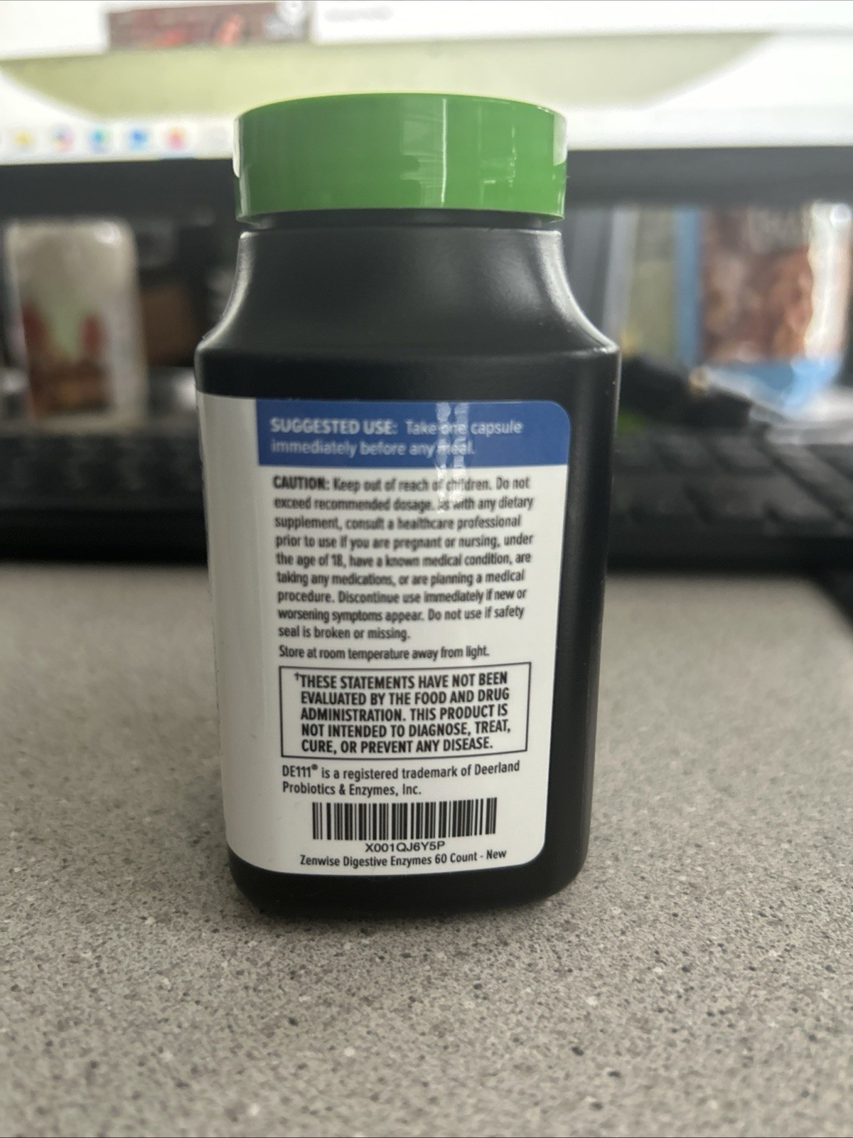 Zenwise Digestive Enzymes & Probiotics for Gut Health – 60 CT exp 10/2026