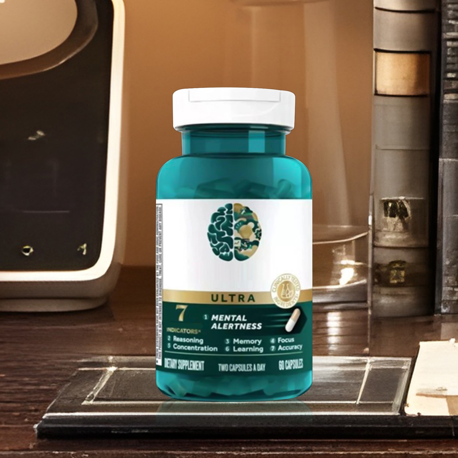 Brain Ultra Health Mental Alertness Memory Focus ( 60 Caps )