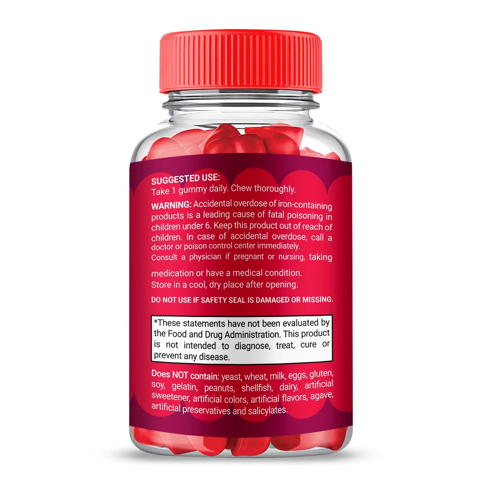 Gumitide ACV Gummies, Max Strength , Gumitide All natural Supplement (5 pack)