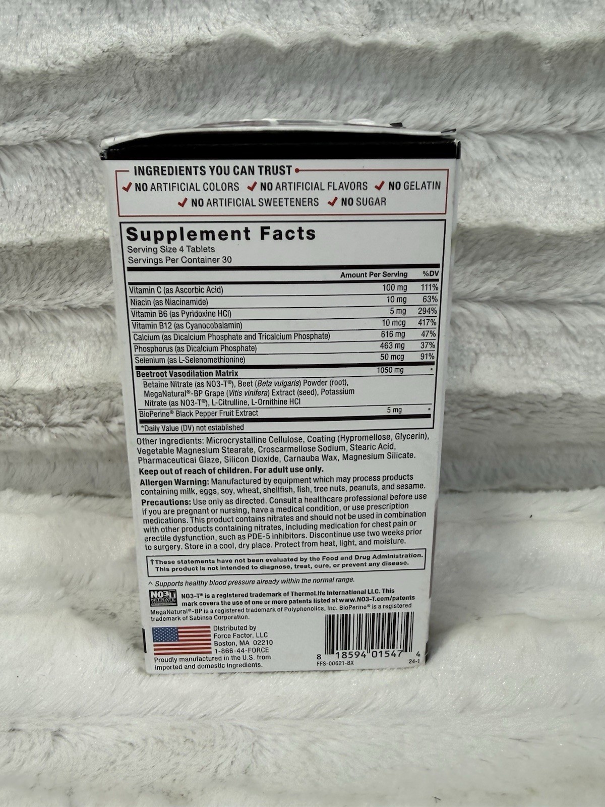 Total Beets Circulation Superfood Beet Root Blood Pressure Support 120ct (12/28)