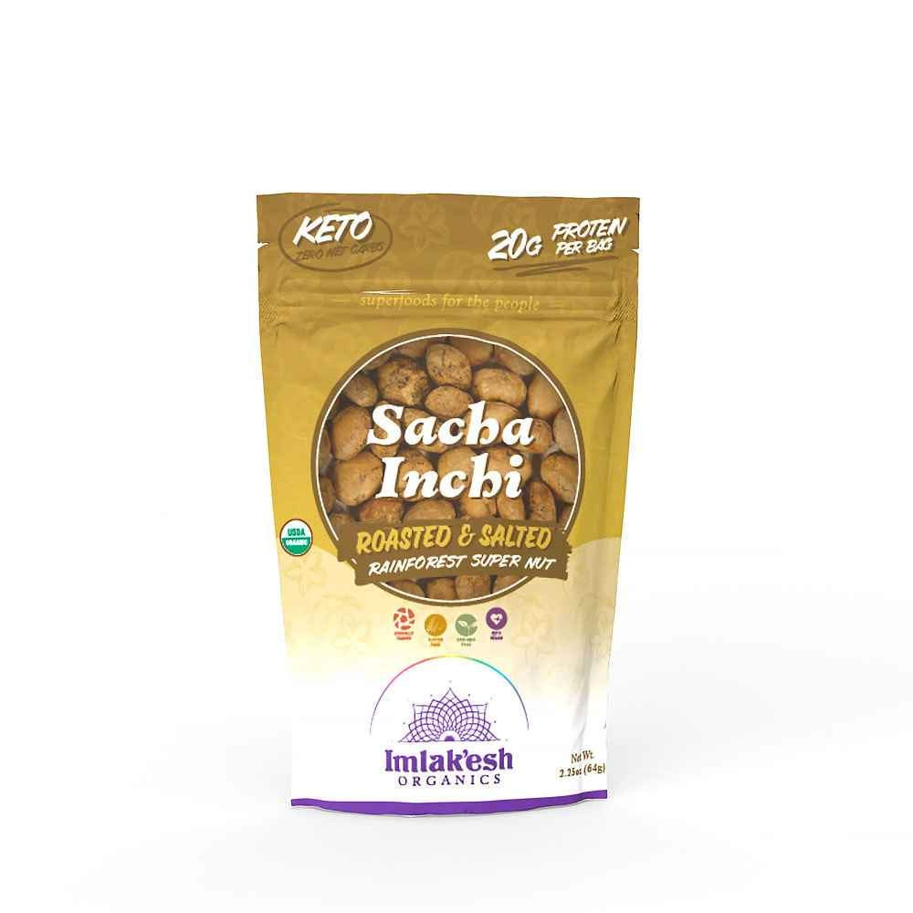 Sacha Inchi Super Seed Snack Organic Protein Omega 3 Vegan Gluten Free 2.25oz