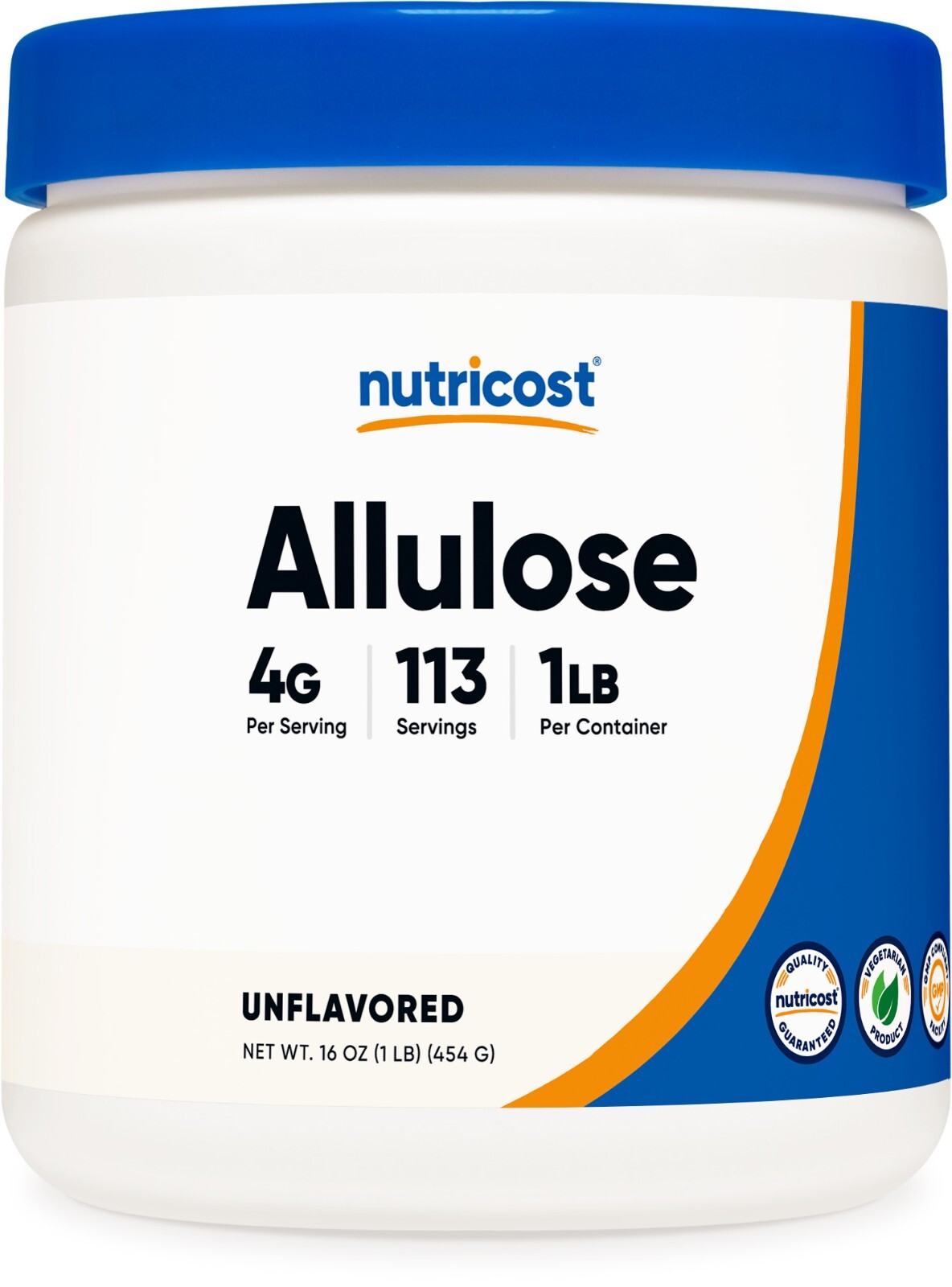 Nutricost Allulose Sweetener (1lb) – KETO Sugar, Natural Sugar Alternative