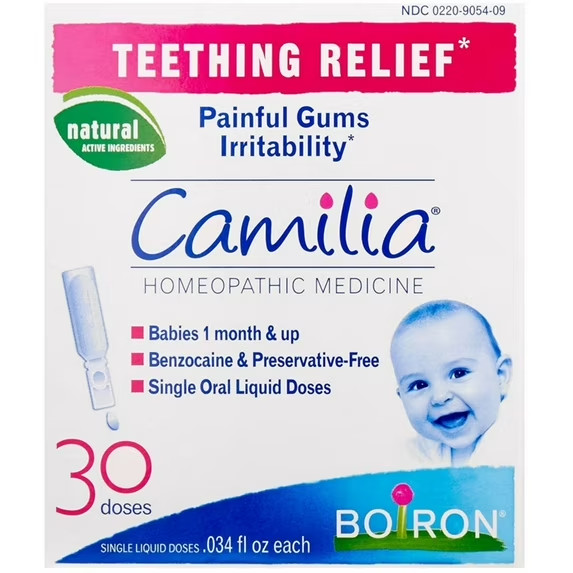 Boiron Teething Relief – Camilia 30 Unit Doses (Pack of 2)