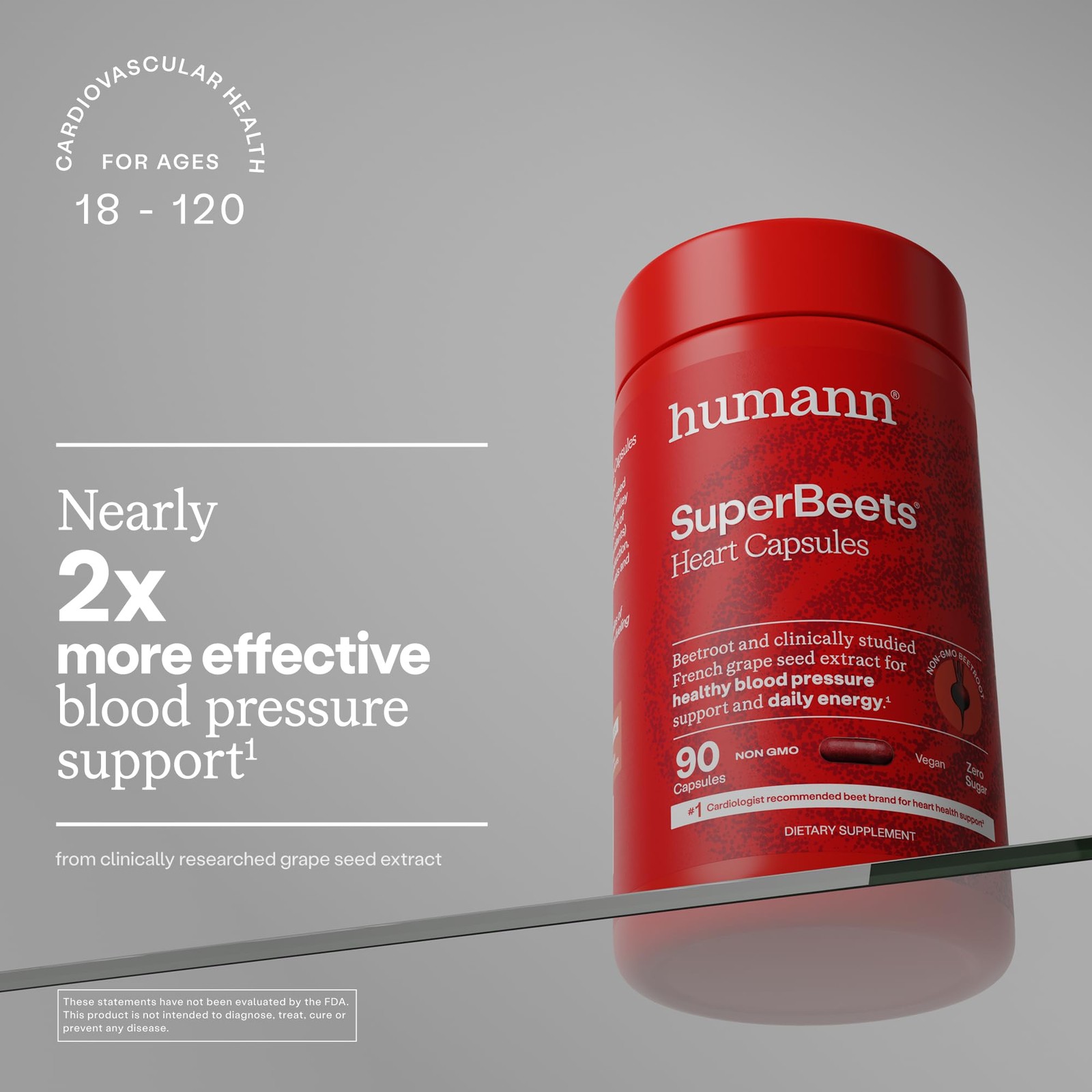 SuperBeets Beet Root Capsules Quick Release 1000mg, Helps Support Nitric Oxide