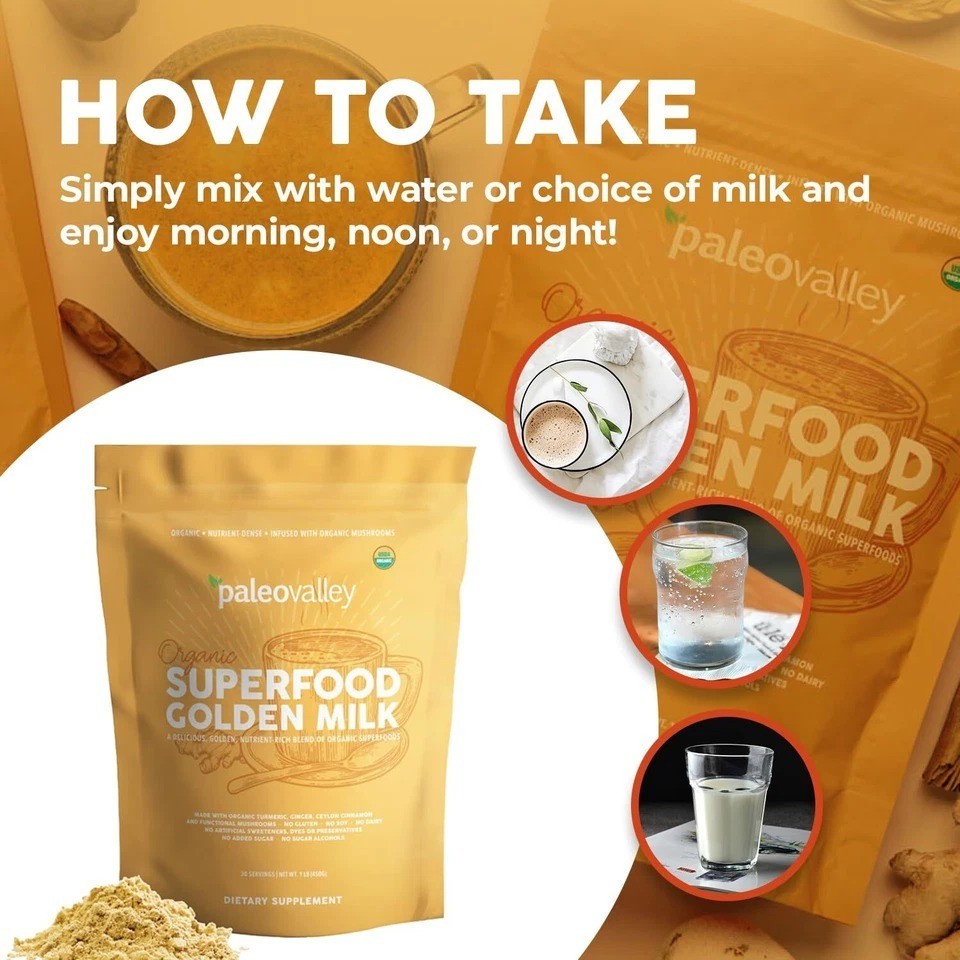 Superfood Golden Milk – Free Shipping – EXP 2027+