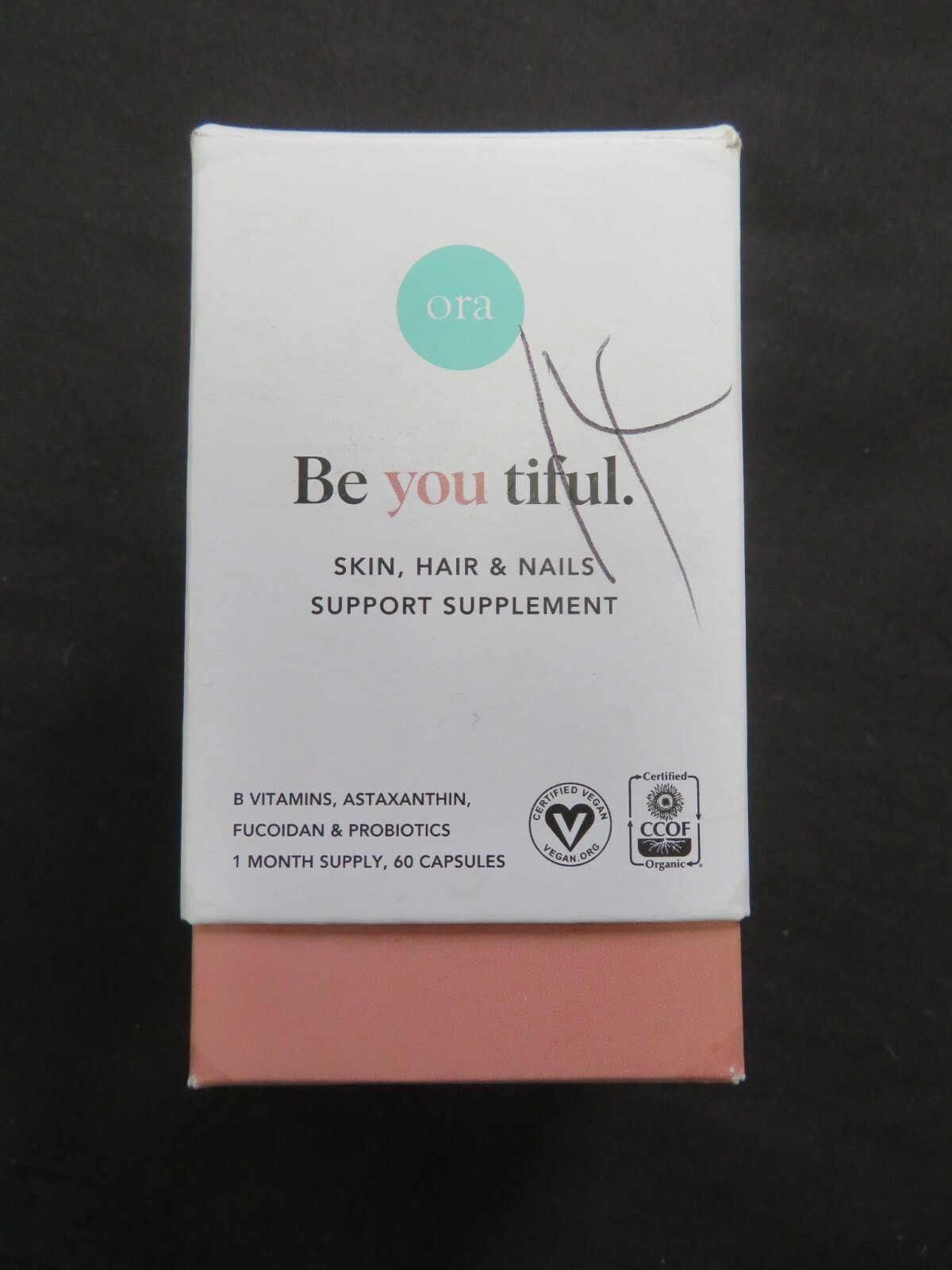 Ora Be You Tiful Skin, Hair & Nails Support Supplement 60 Capsules Beyoutiful !