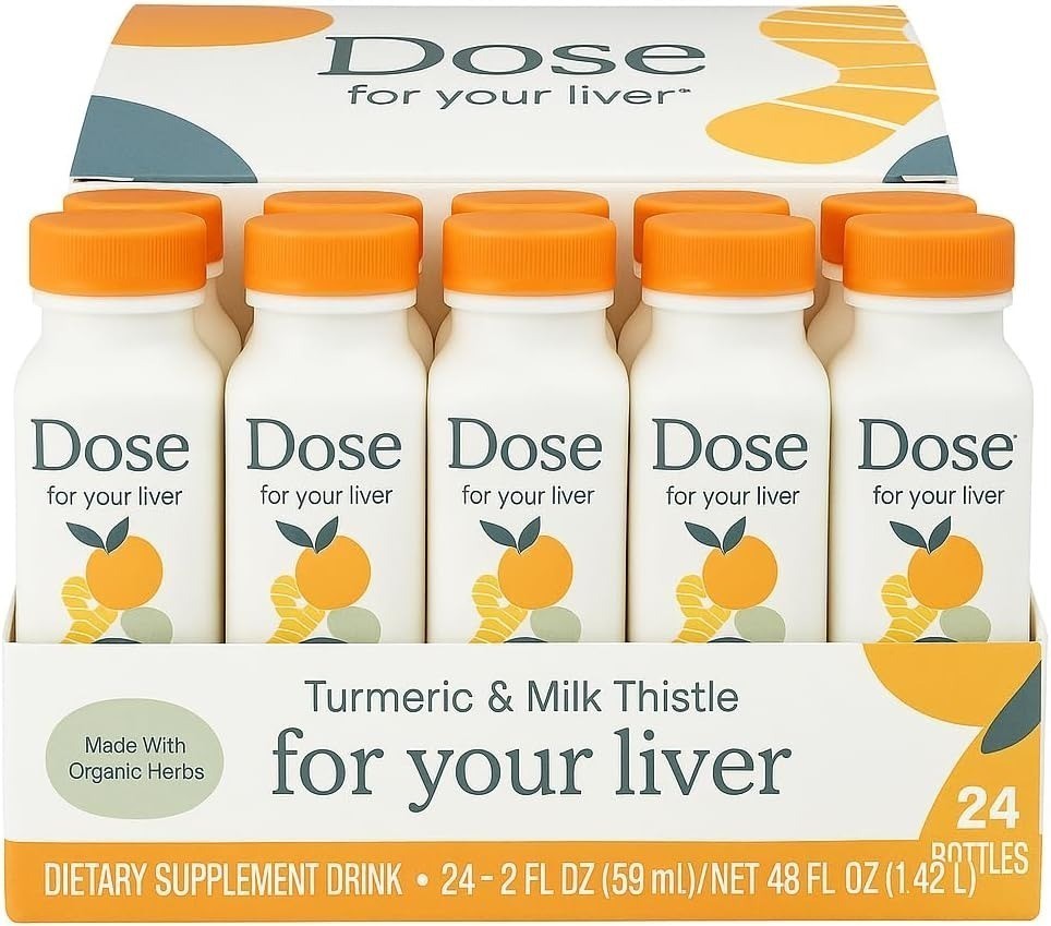 24 Pack Dose For Your Liver Support Supplement Cleanse 2oz Exp 01/27