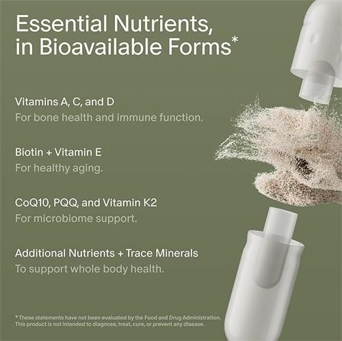 Seed DM-02 Daily Multivitamin – DV Essential Vitamins and Minerals 30 Capsu