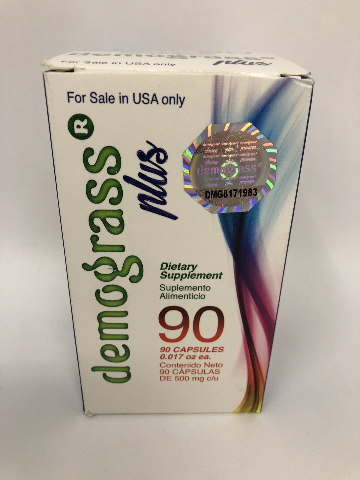 Demograss Plus 90 Day 100% Original Natural Supplement 90 capsules – 3 months