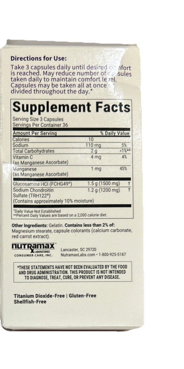 Cosamin DS Joint Health Supplement Pain Stiffness Relief 108 Caps 01/27+