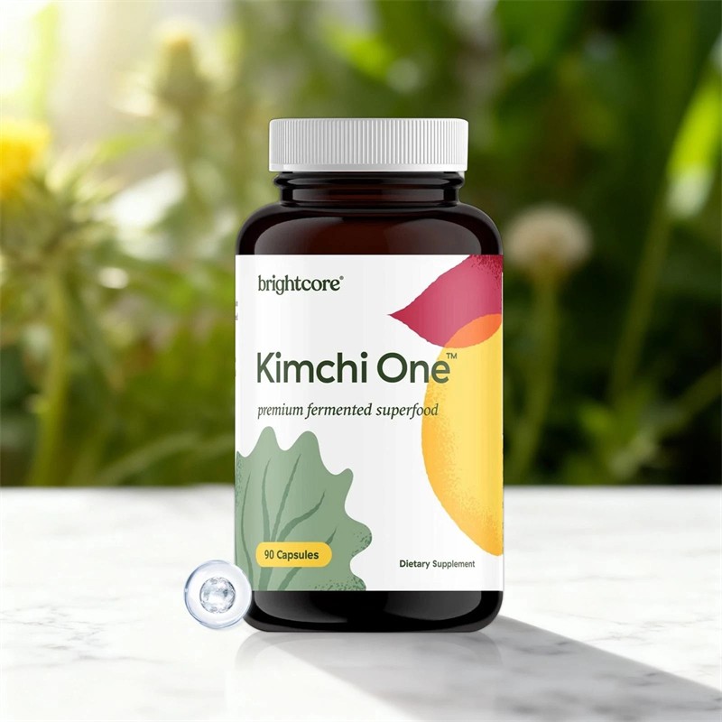 Brightcore Nutrition Kimchi One Kimchi Powder Capsules Probiotics Enzymes