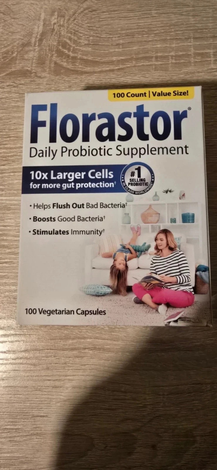 Florastor Daily Probiotic Supplement 100 250Mg Capsules