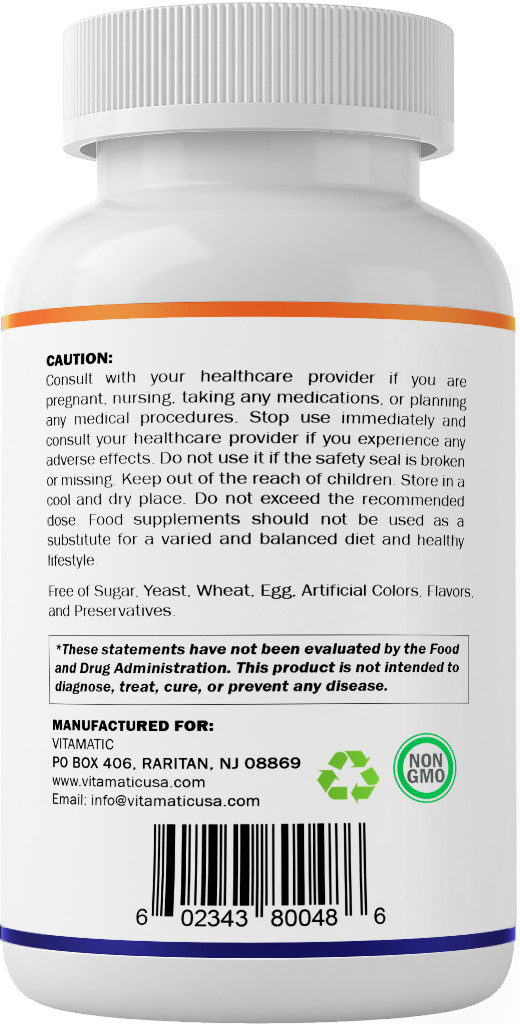 3 Pack – Vitamatic Norwegian Cod Liver Oil 1250mg 360 Softgels (Lemon Flavor)