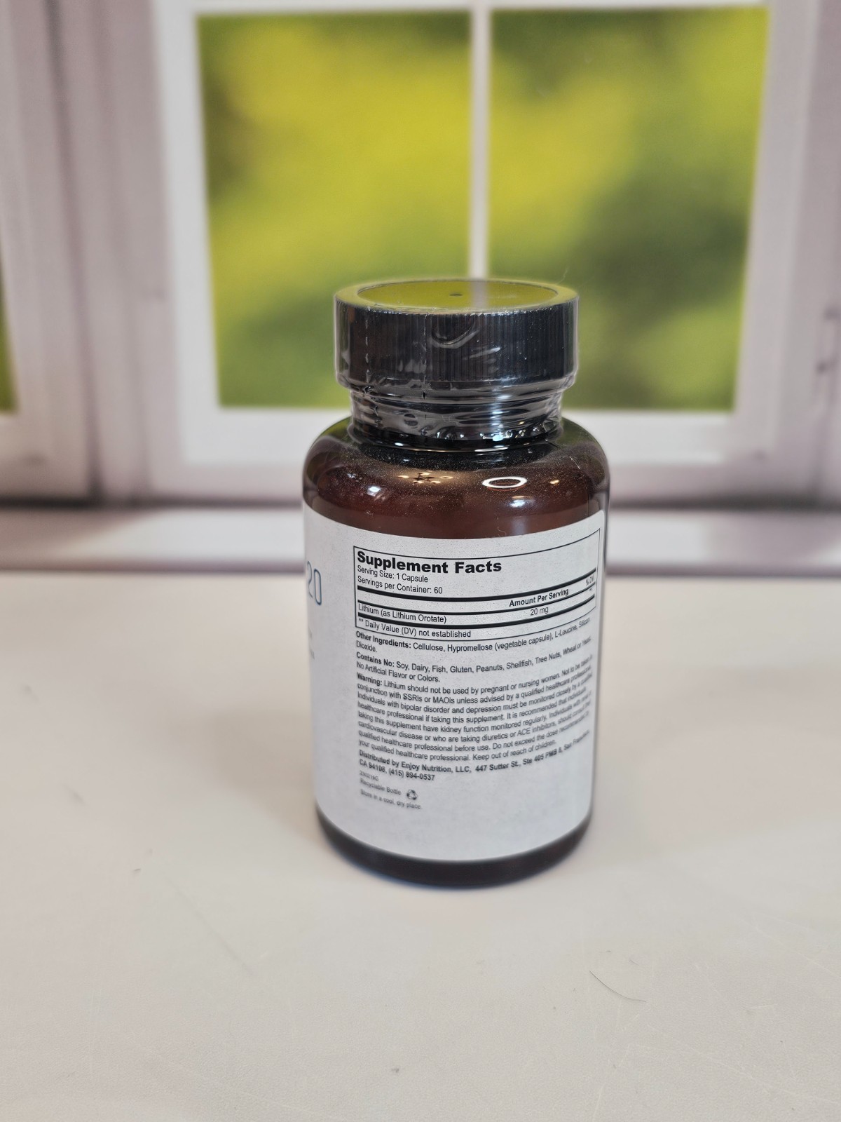 Weyland Lithium Orotate 20mg, 60 Vegetarian Capsules New Sealed Exp 02/2026
