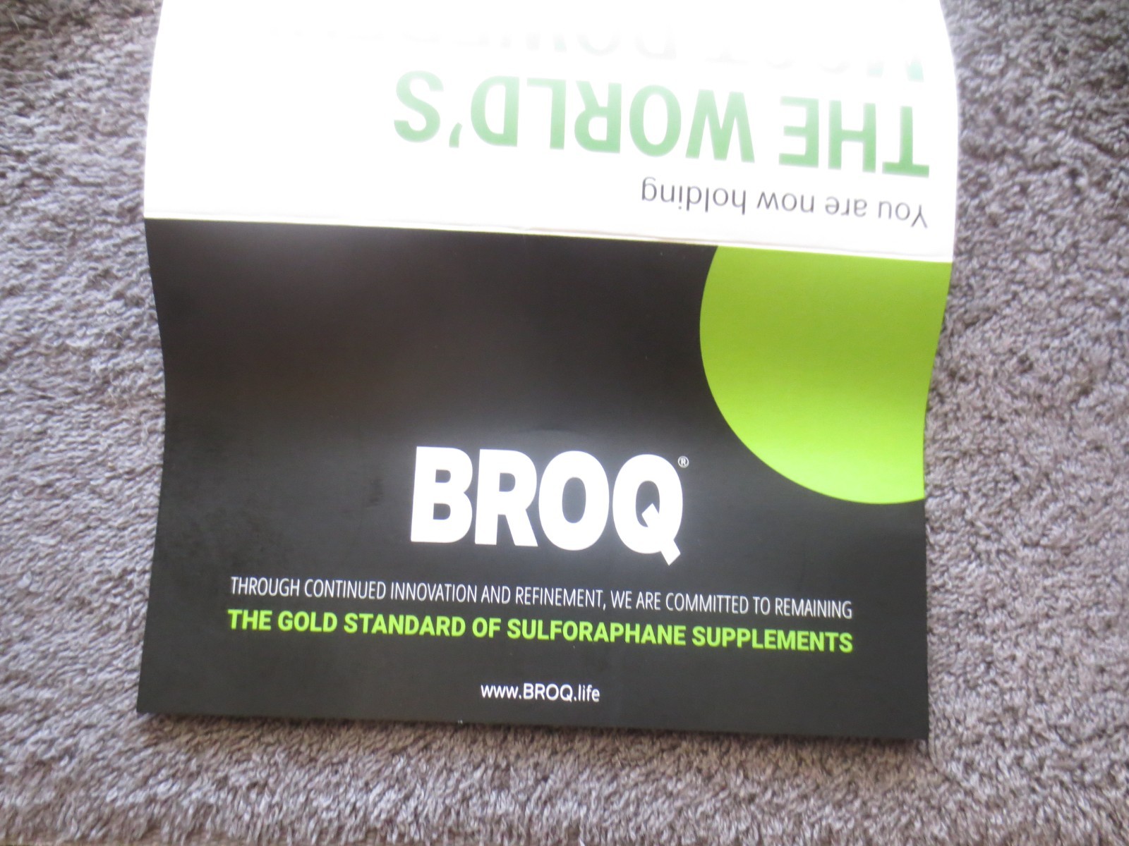 BROX High Potency Sulforaphane for Inflammation Immunity Detox Cellular Health