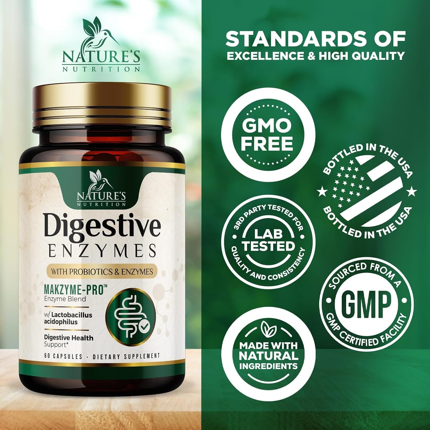 Digestive Enzymes – Super Multi Enzyme 120 Count (Pack of 1)