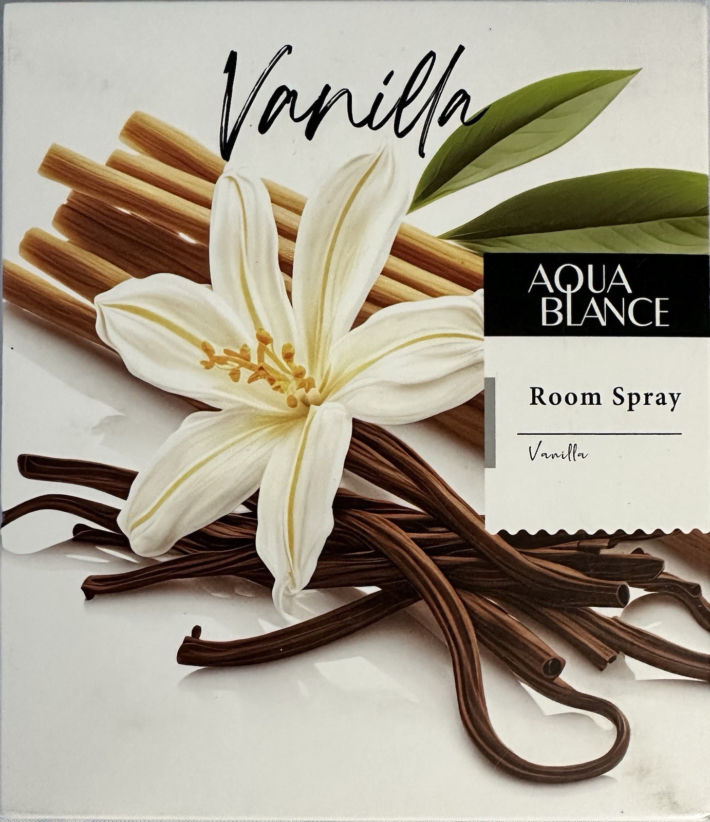 Aqua Blanche Vanilla Room Spray Set of 3 Home Fragrance Air Freshener NIB