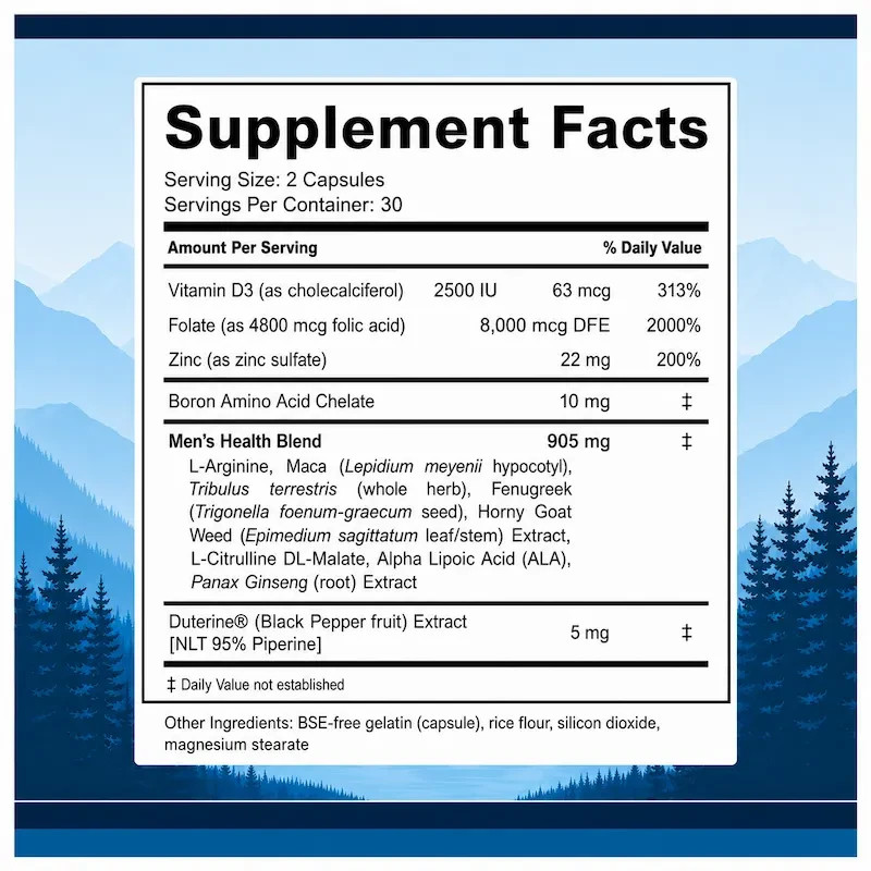 Lotnafee，VigorPeak Advanced Performance, Vigor Peak Daily Support (60 Capsules)