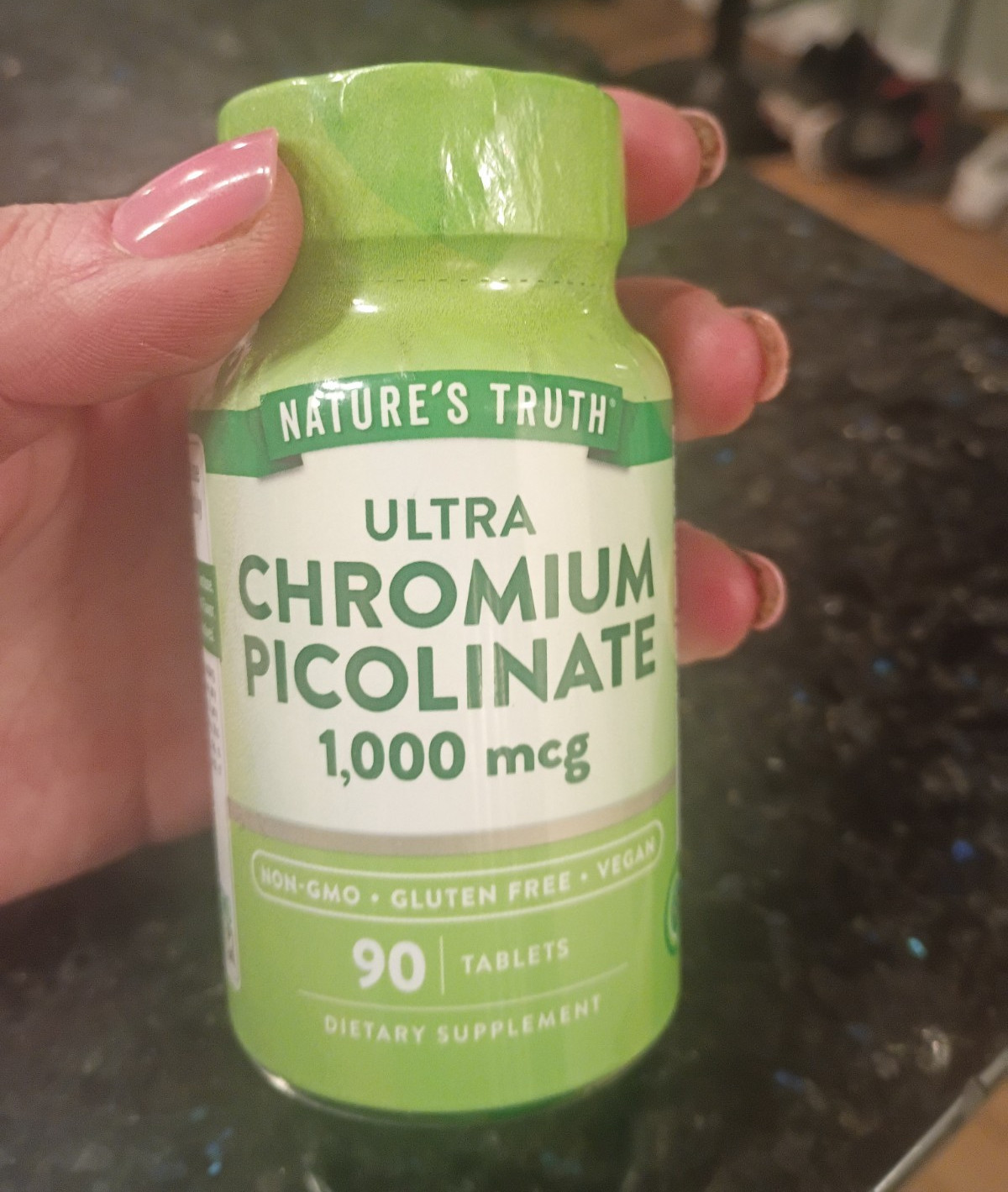 Nature’s Truth Ultra Chromium Picolinate 1,000 mcg 90 Tablets Vegan Non-GMO