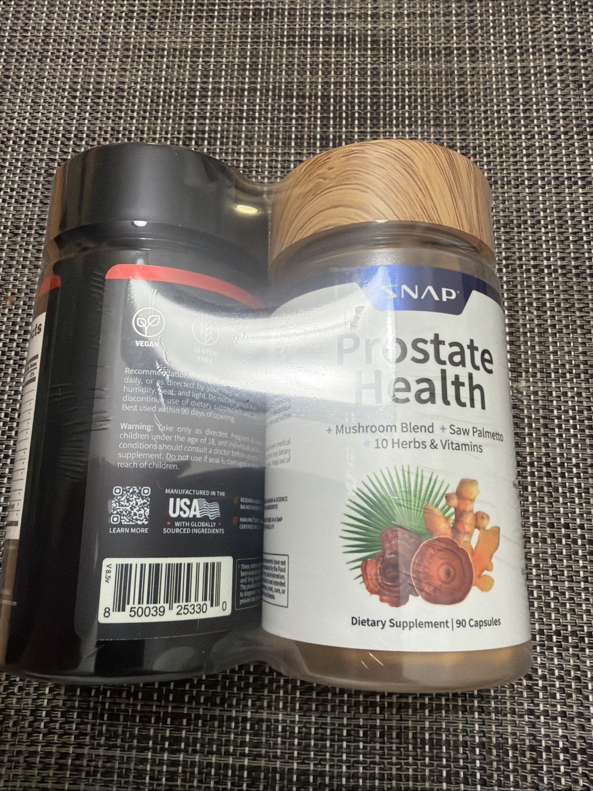 Snap Prostate Health 90 Capsules And Snap Nitric Oxide 90capsules FACTORY SEALED