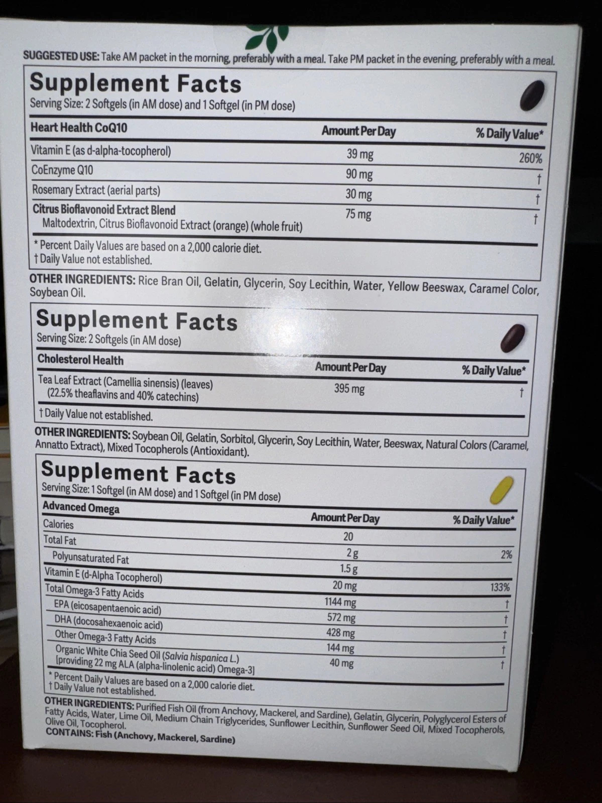 AMWAY NUTRILITE Heart Health Pack – 60 Packets Exp 3/2027 – New in Box!