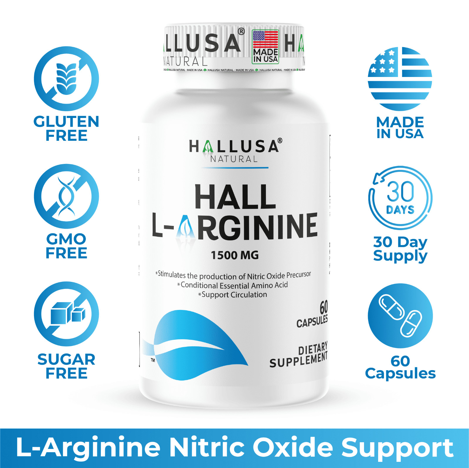L- ARGININE – Supplement for Enhanced Performance – Essential Amino Acids
