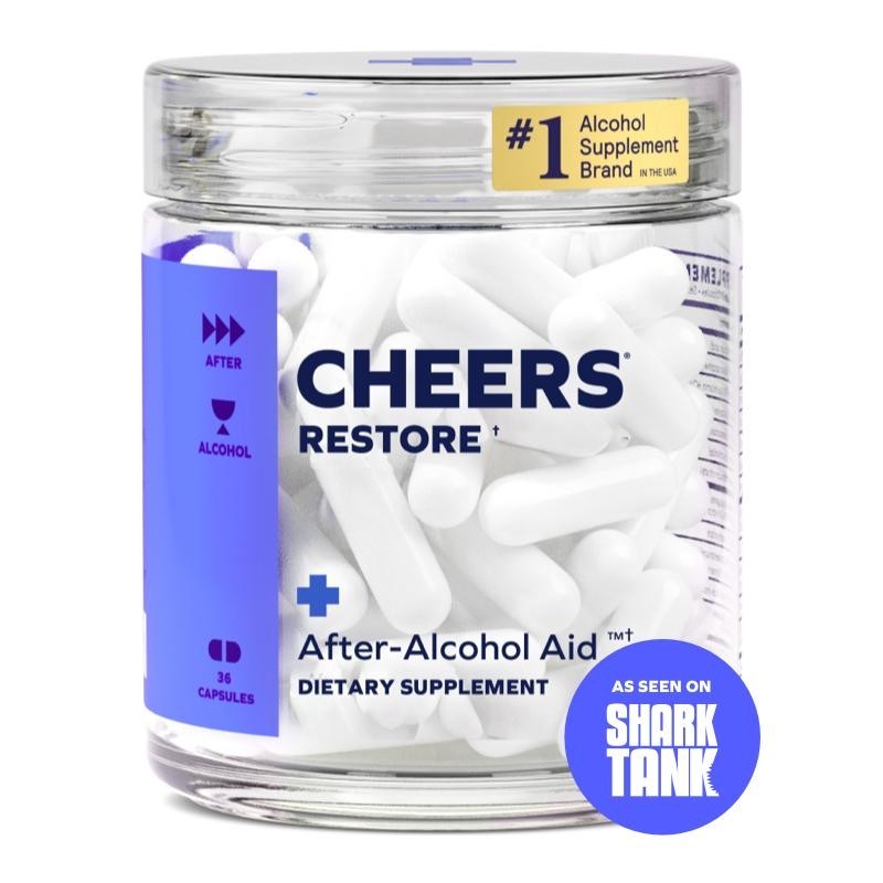 Cheers Restore | Formula with DHM + L-Cysteine | Feel Better after Drinking.